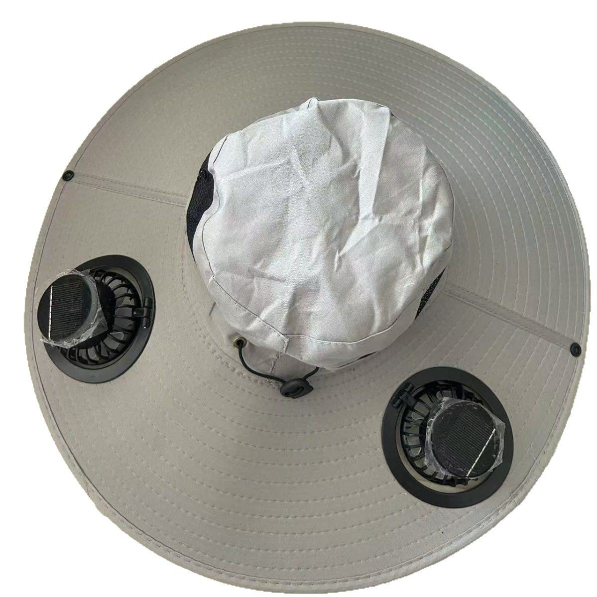 Premium Selected Cross-Border Solar Fan Hat Summer Sun Hat Fishing Sun Protection Sunshade Air Conditioning Fisherman UV Protection Men's Hat