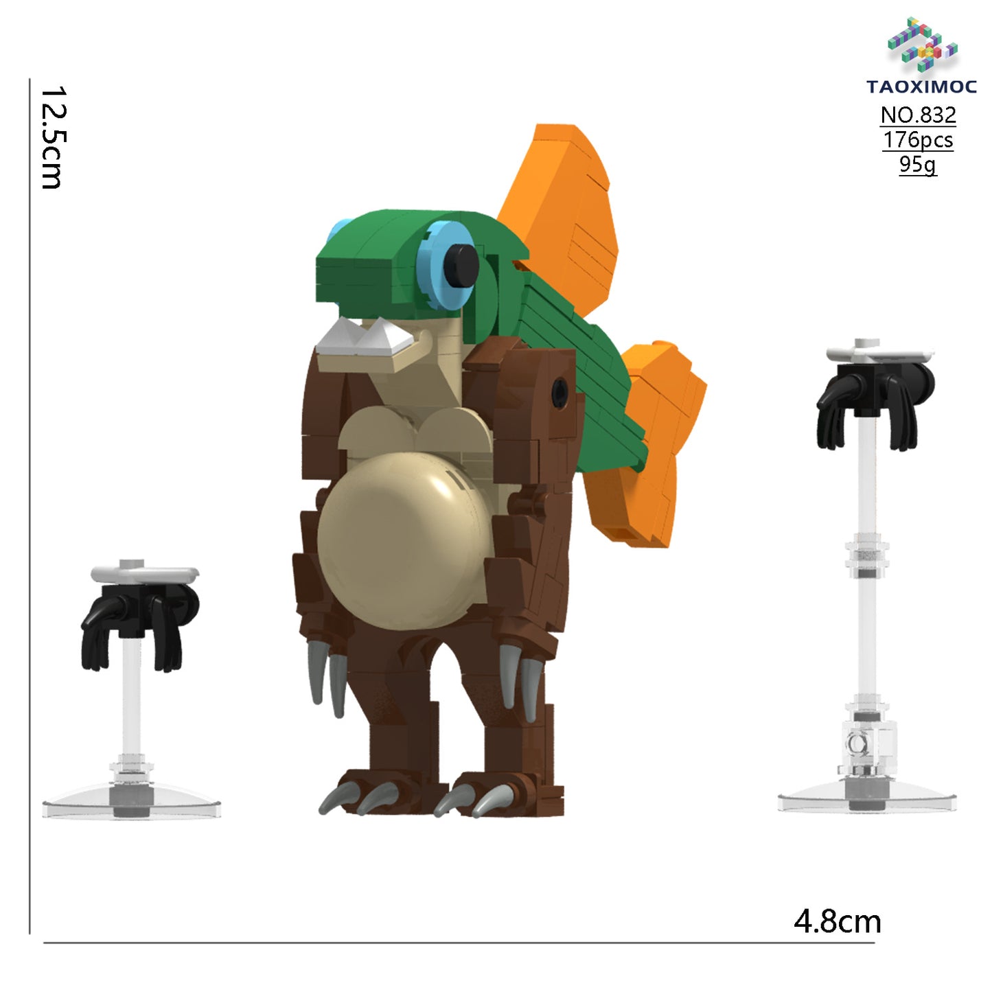 Italian Brainrot Themed Character Building Block Set
