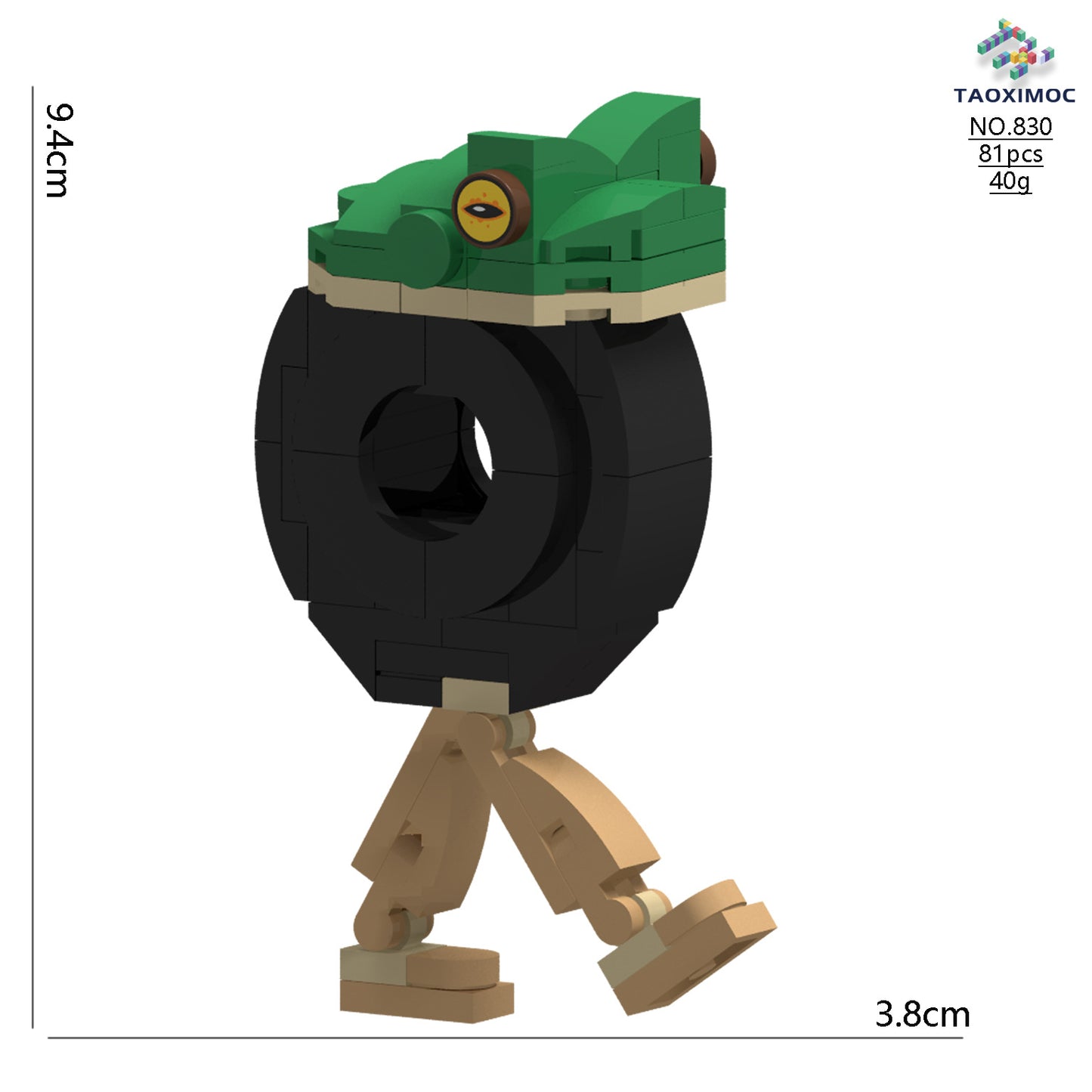 Italian Brainrot Themed Character Building Block Set