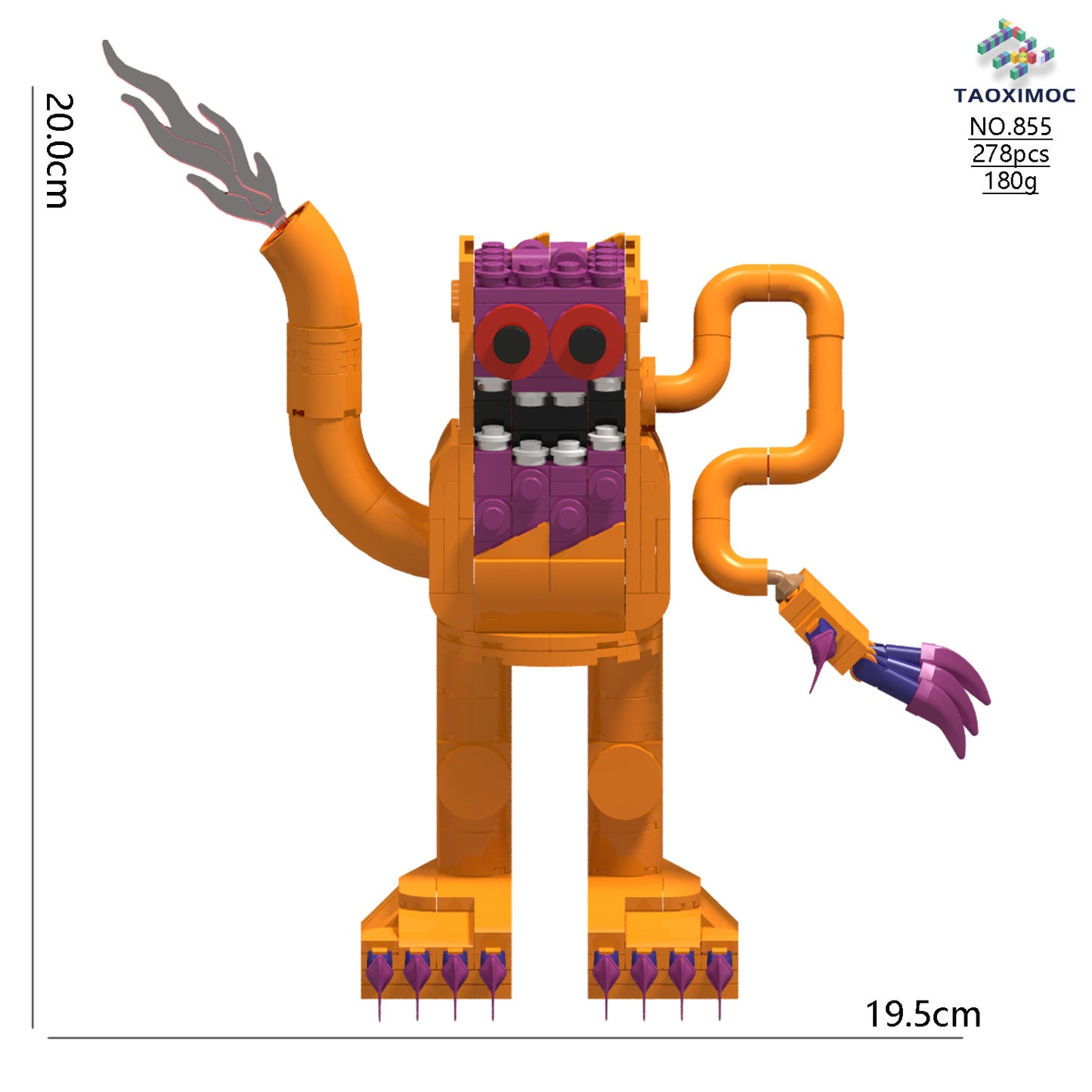 Italian Brainrot Themed Character Building Block Set