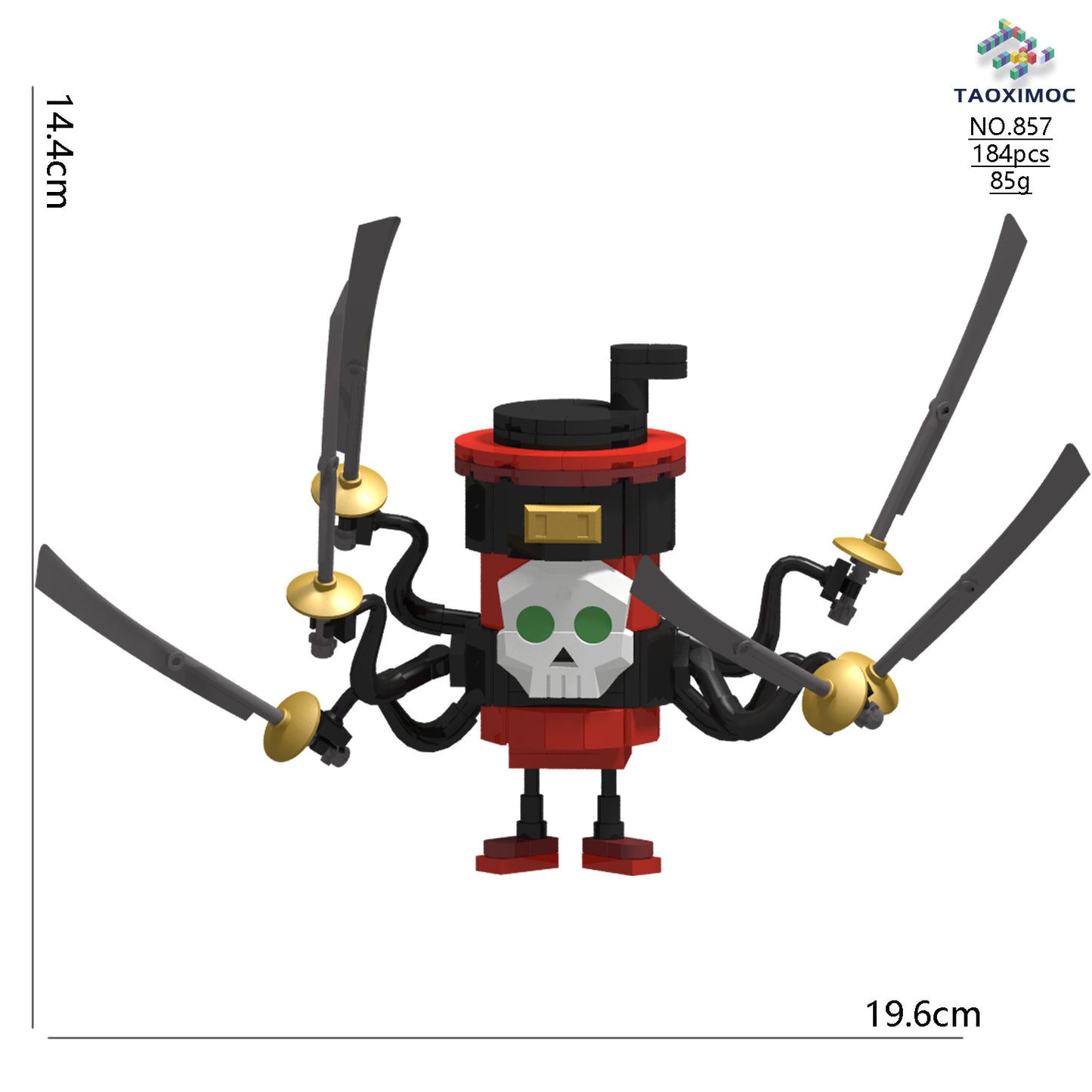 Italian Brainrot Themed Character Building Block Set