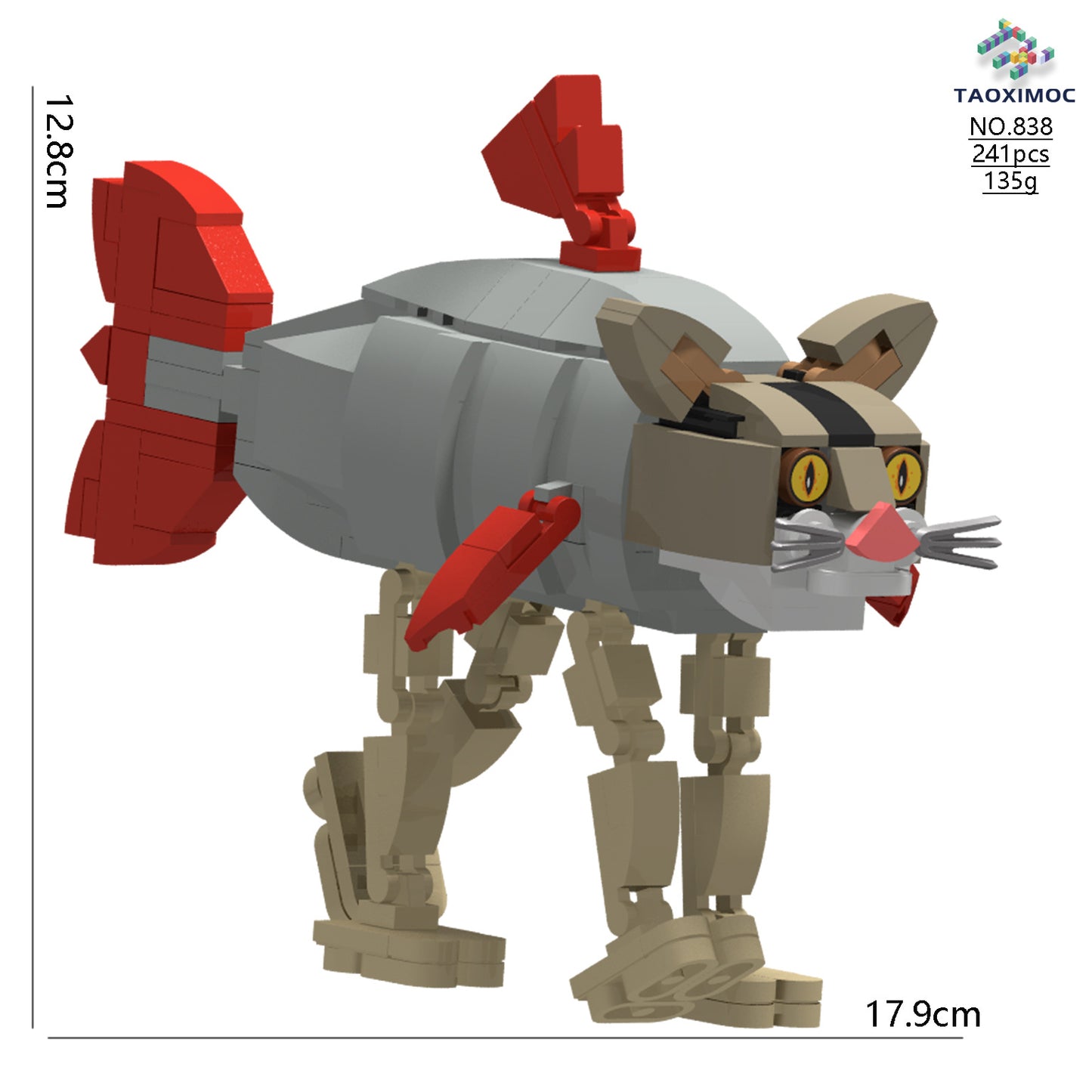 Italian Brainrot Themed Character Building Block Set