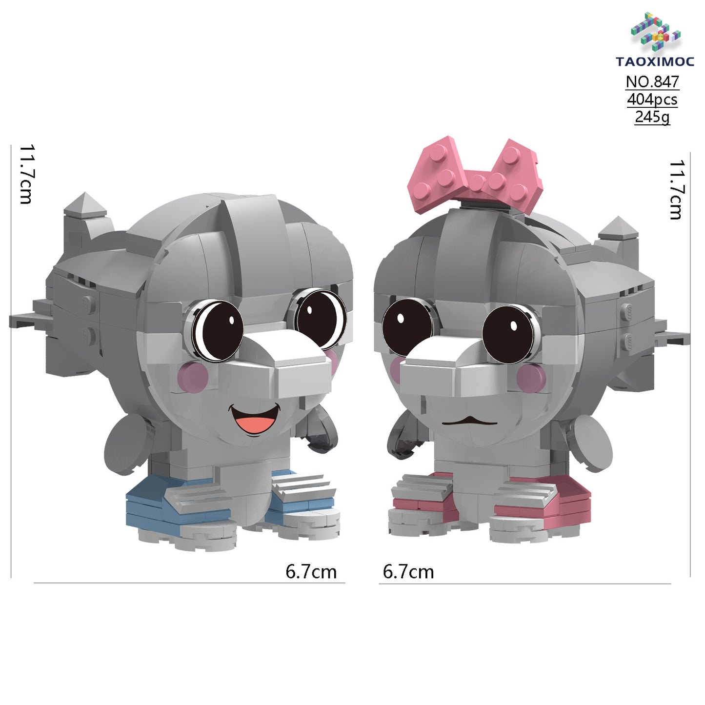 Italian Brainrot Themed Character Building Block Set