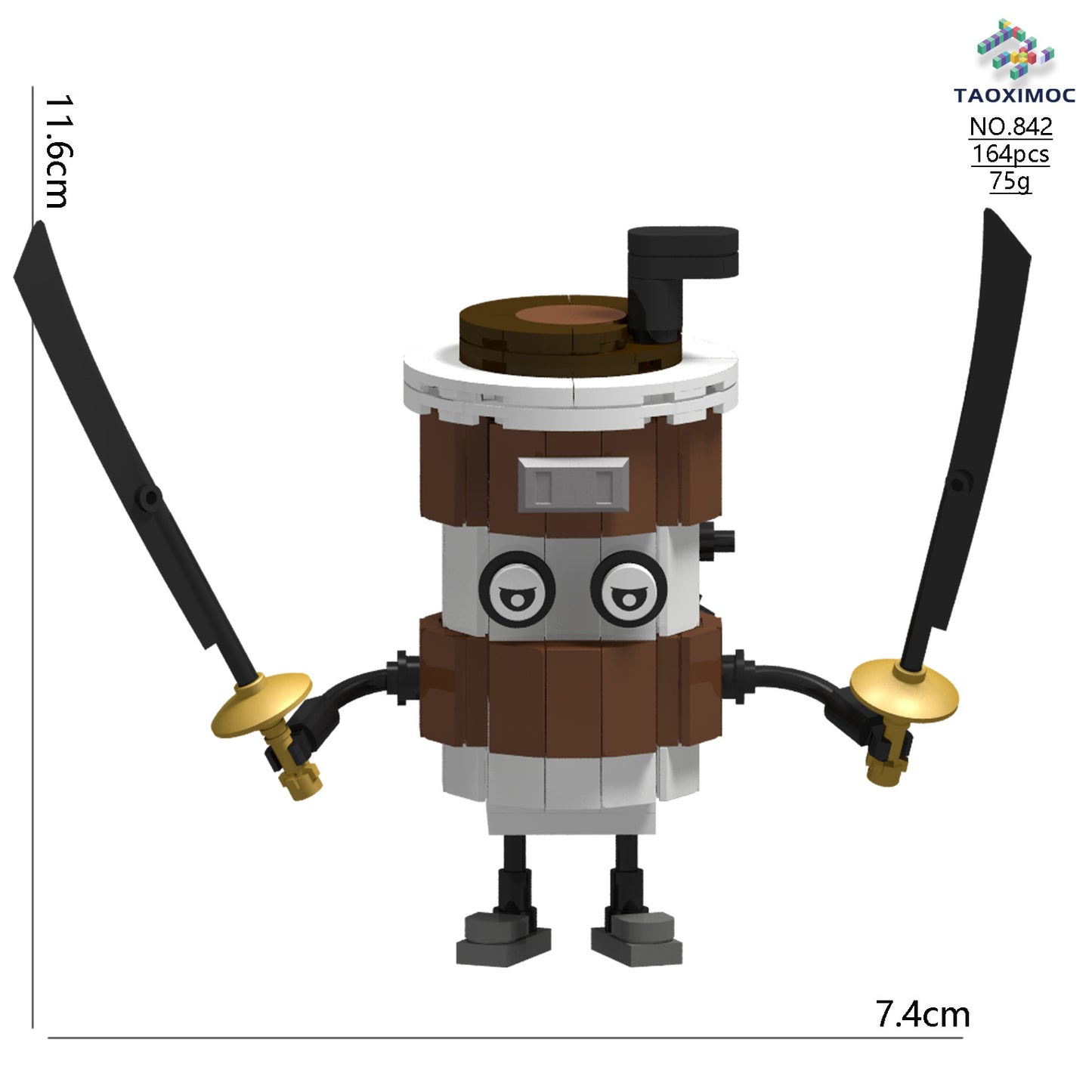 Italian Brainrot Themed Character Building Block Set