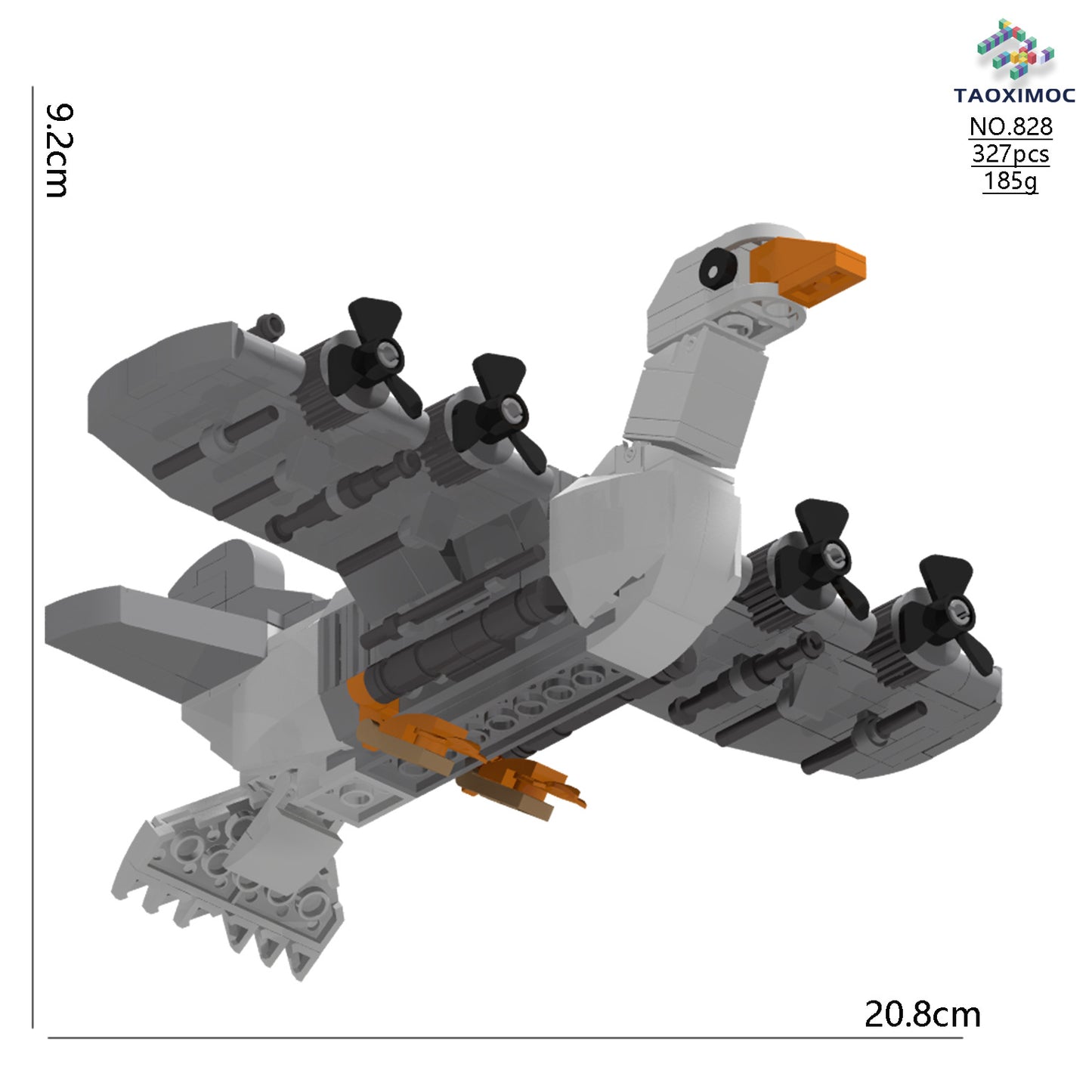 Italian Brainrot Themed Character Building Block Set