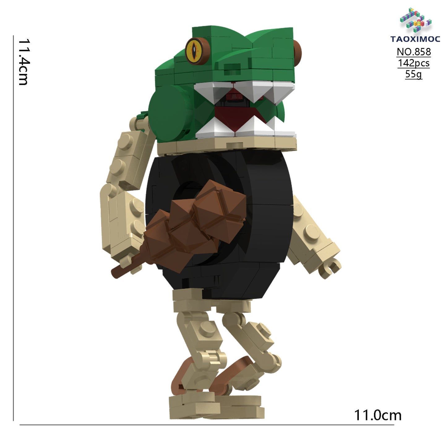 Italian Brainrot Themed Character Building Block Set