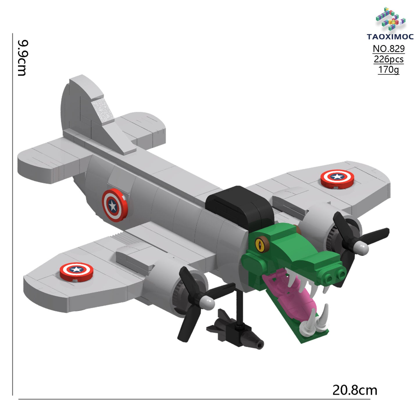 Italian Brainrot Themed Character Building Block Set