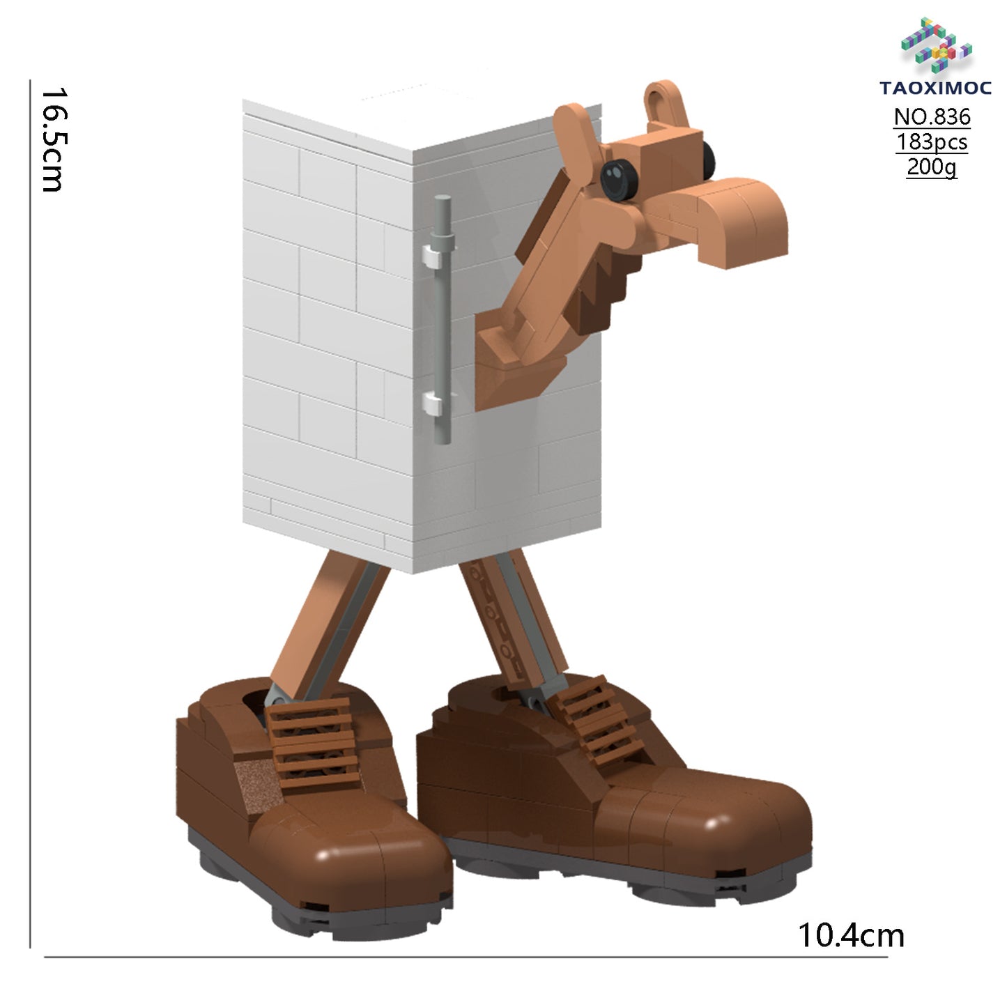 Italian Brainrot Themed Character Building Block Set