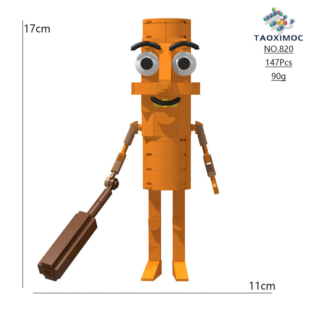 Italian Brainrot Themed Character Building Block Set