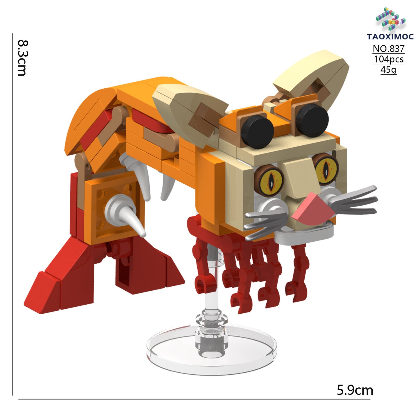 Italian Brainrot Themed Character Building Block Set